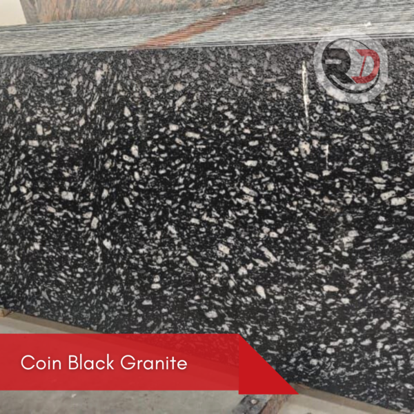 Coin Black Granite